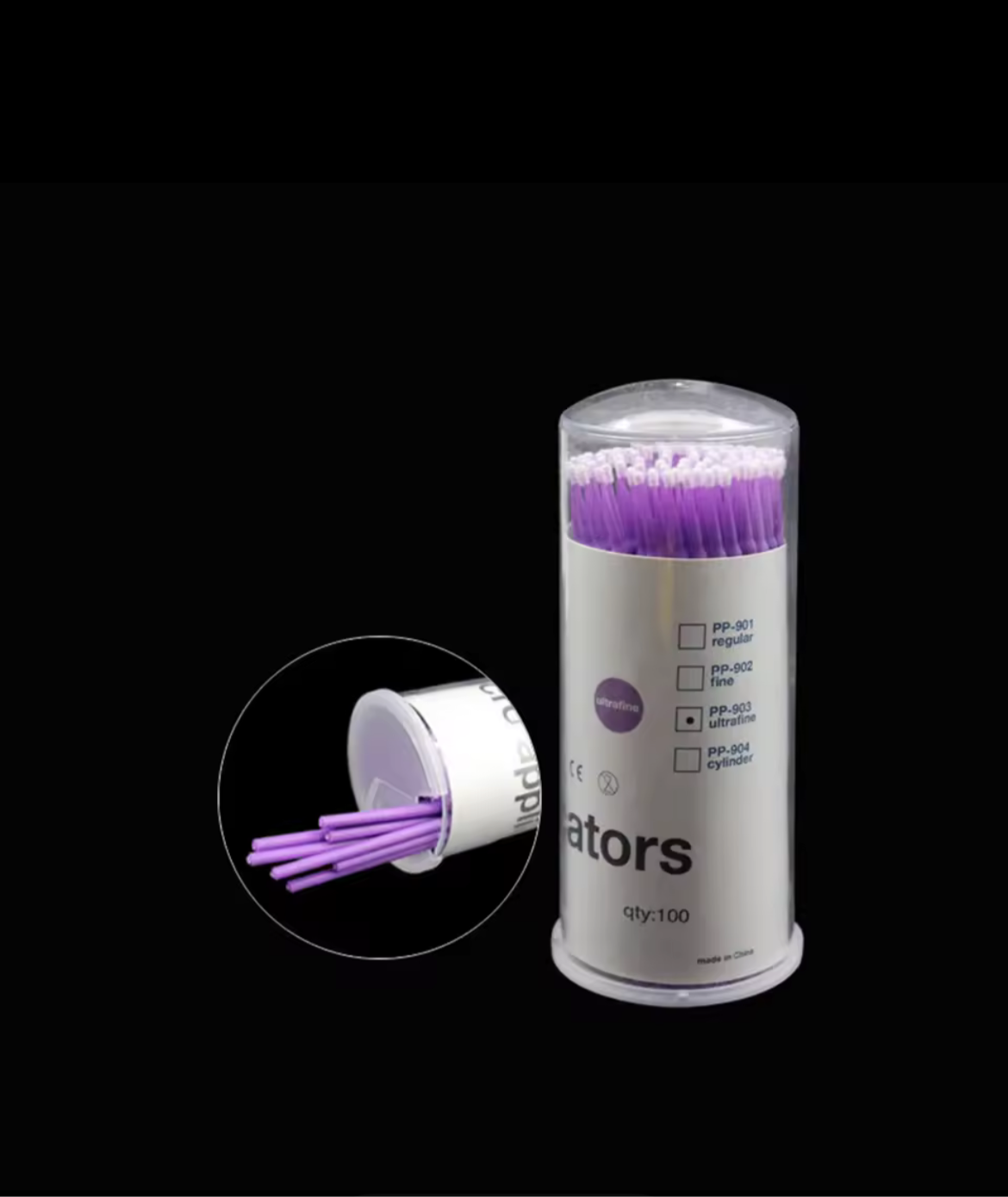 Lash Microfiber Swabs - Pack of 100
