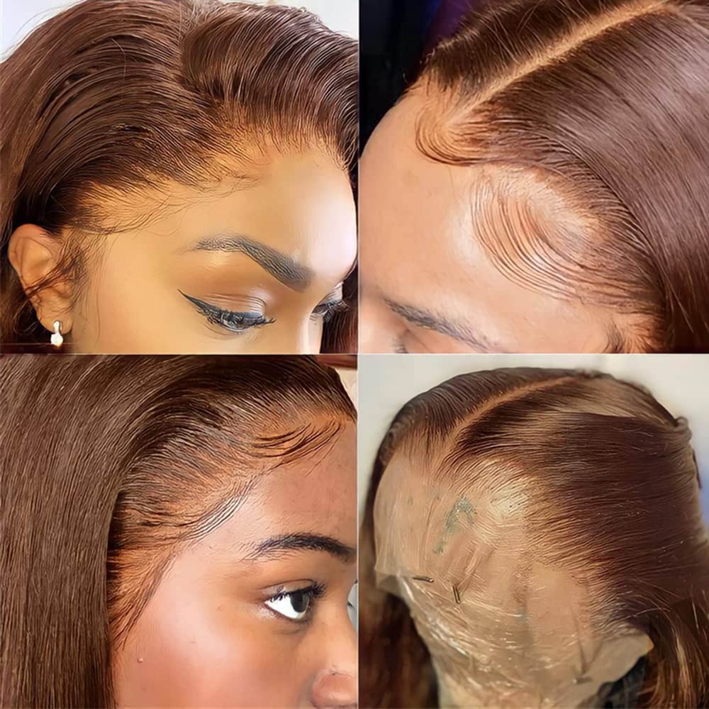 Chocolate Honey Brown HD Lace 13x4 wig