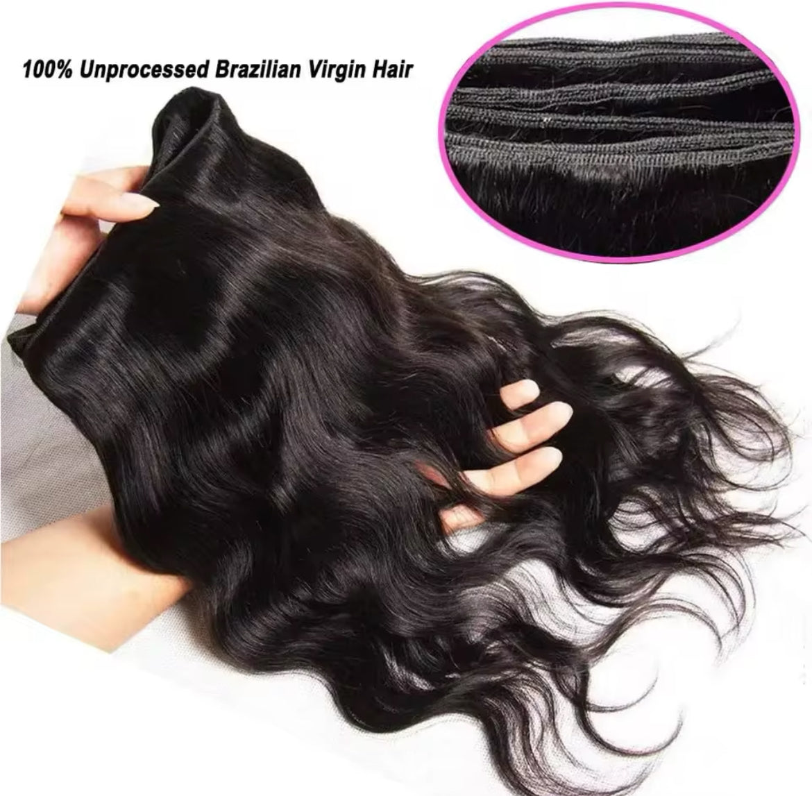 Brazilian Body Wave Unprocessed Bundles